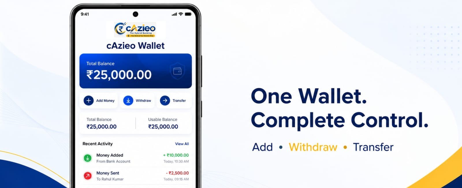 cAzieo Wallet Management